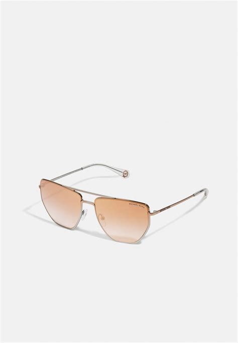 michael kors sonnenbrille rosa silber